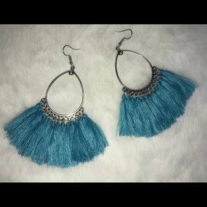 Fringe Hoop Earrings